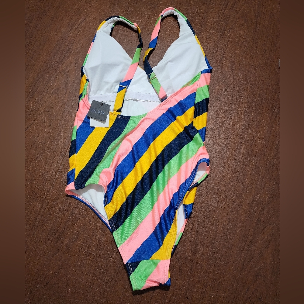Cotton On Body Multicolor Striped Swimsuit - Picture 4 of 8
